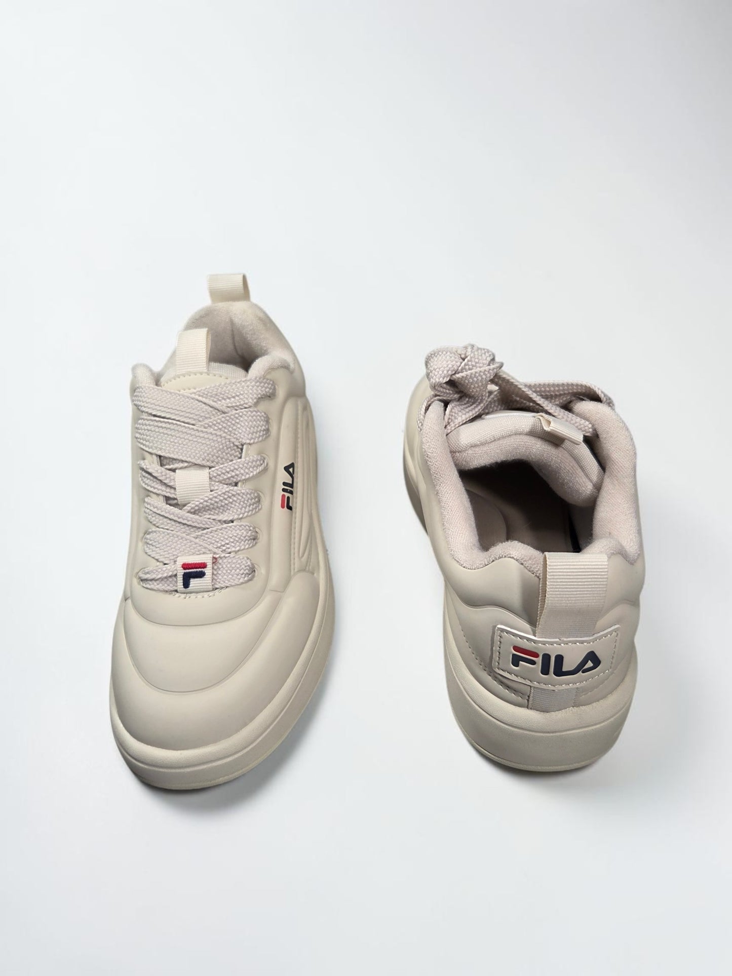 Fila Superbubble beige beige détail logo
