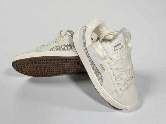 Puma Suede XL beige vue de profil