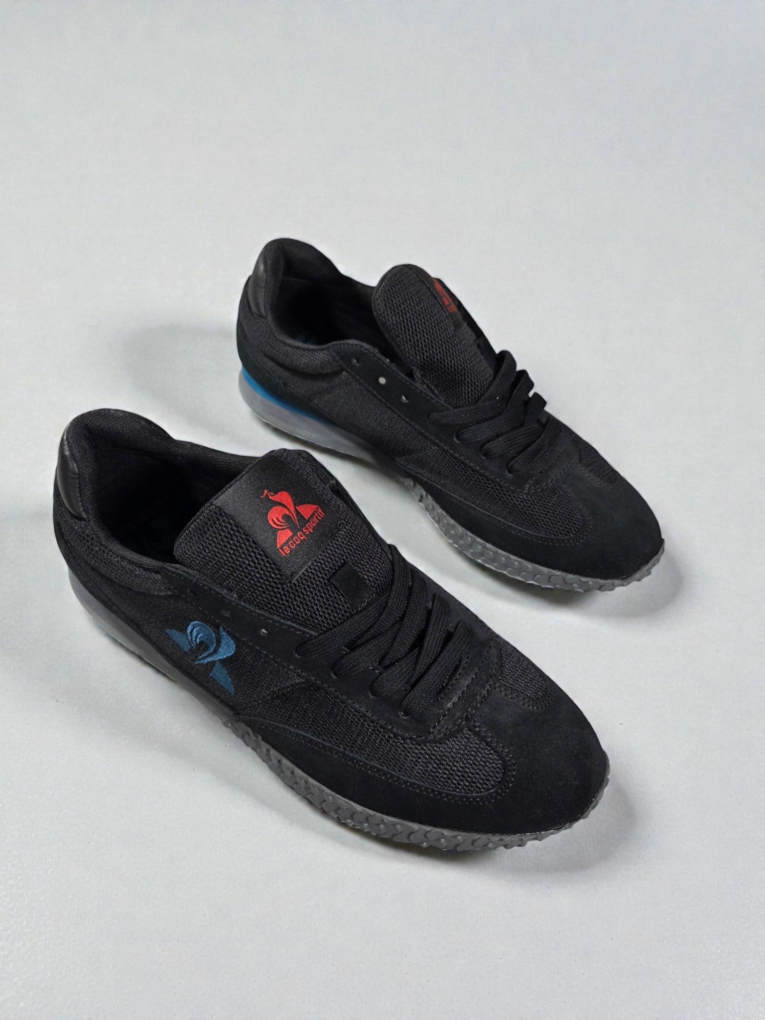 Le Coq Sportif Veloce tricolor dark noir vue de dessus