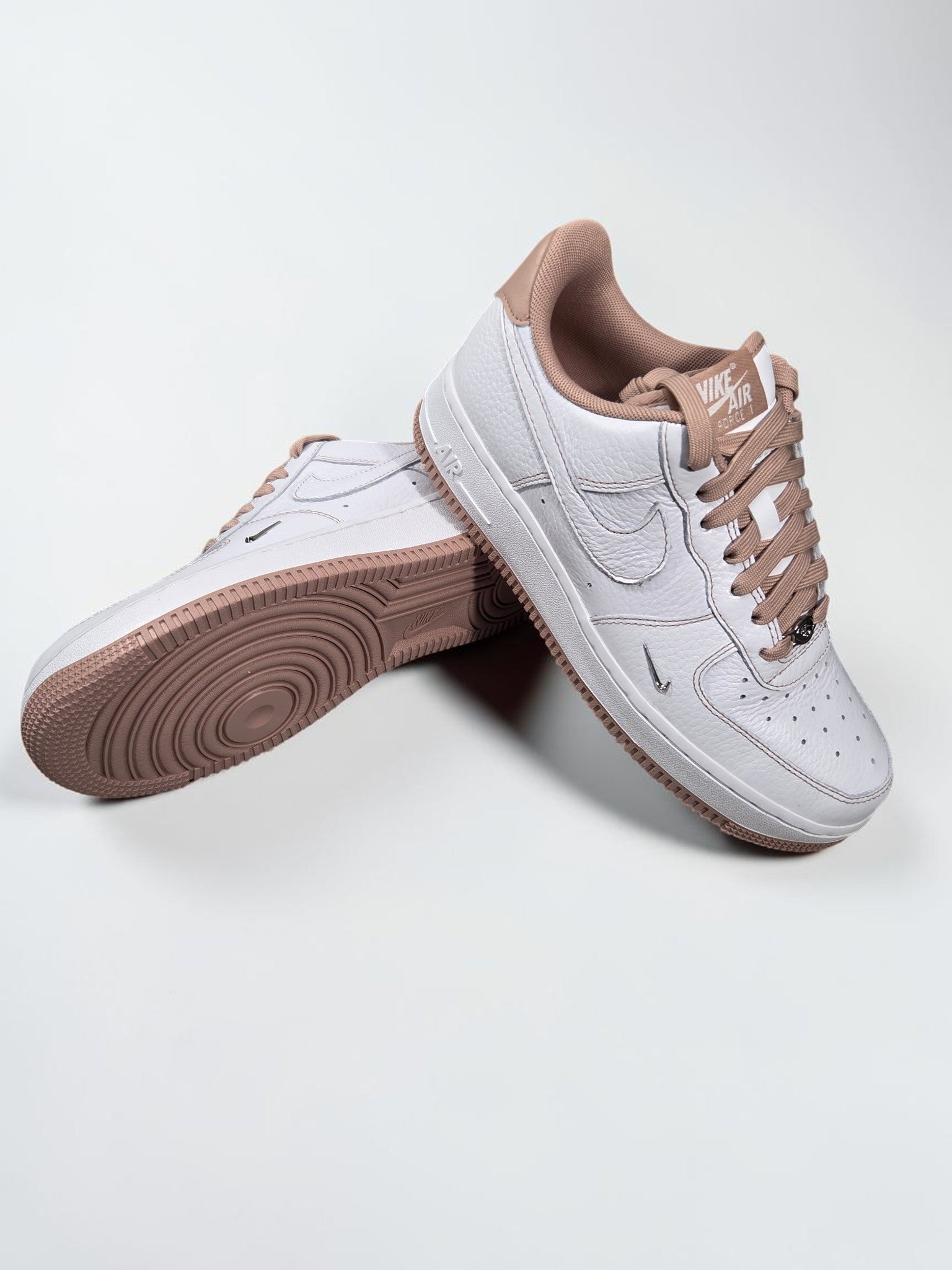 Nike Air Force 1 '07 Mini Jewel blanc vue de profil