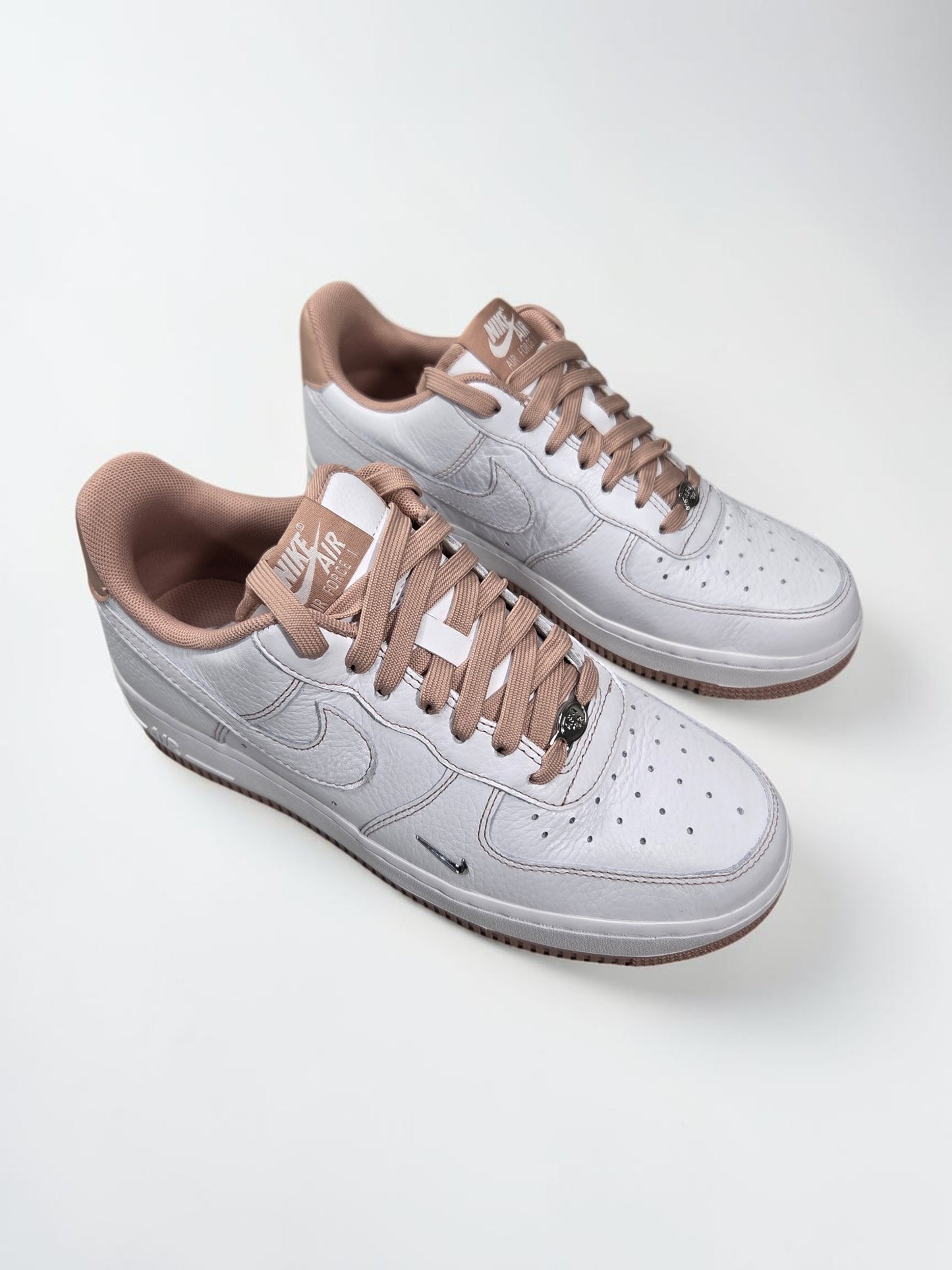 Nike Air Force 1 '07 Mini Jewel blanc vue de dessus