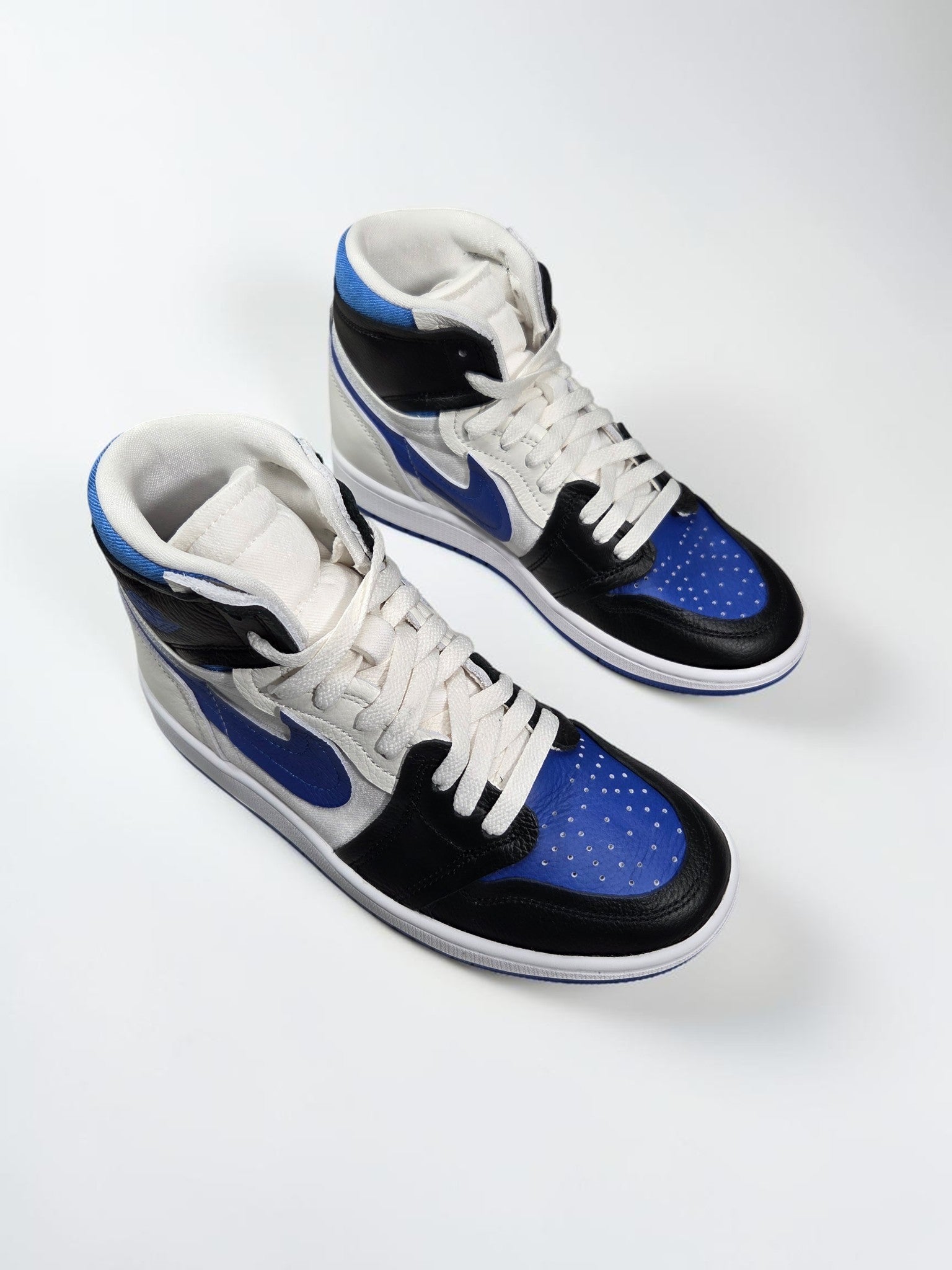 Air Jordan 1 High Method of Man blanc vue de dessus
