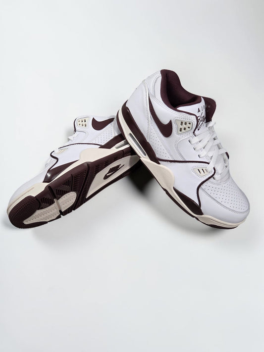 Nike Air Flight '89 Low blanc vue de profil