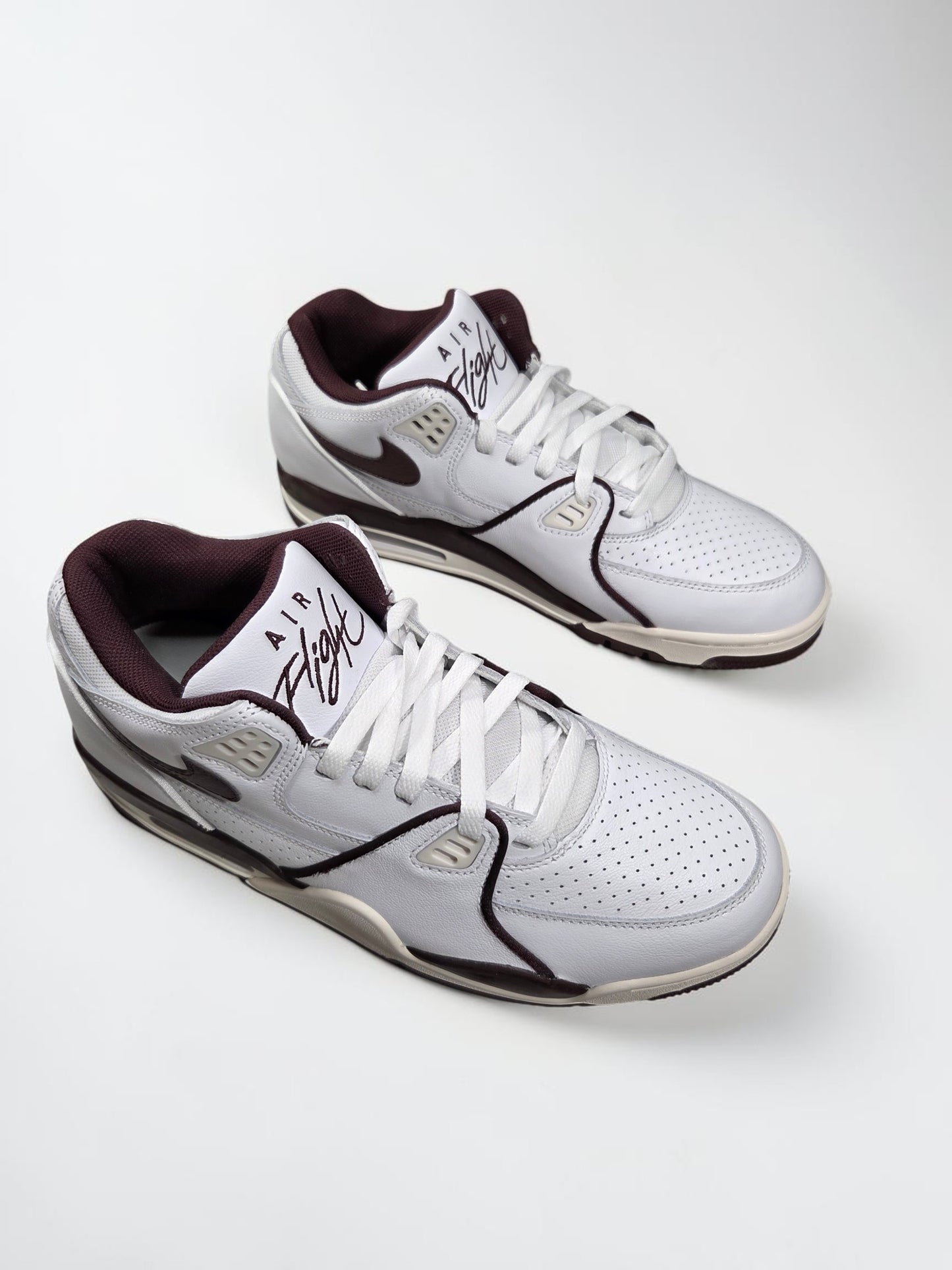 Nike Air Flight '89 Low blanc vue de dessus