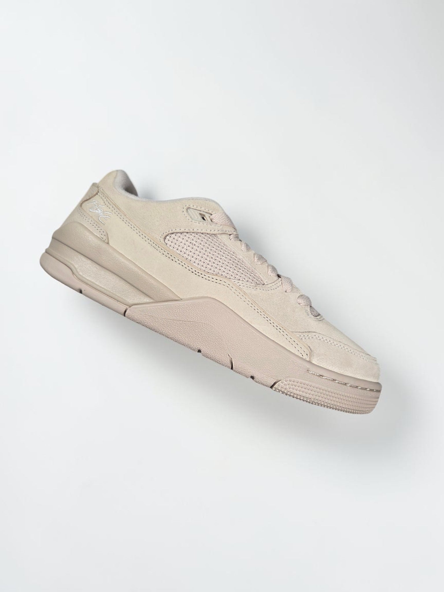 Jordan Flight Court beige beige vue trois quarts