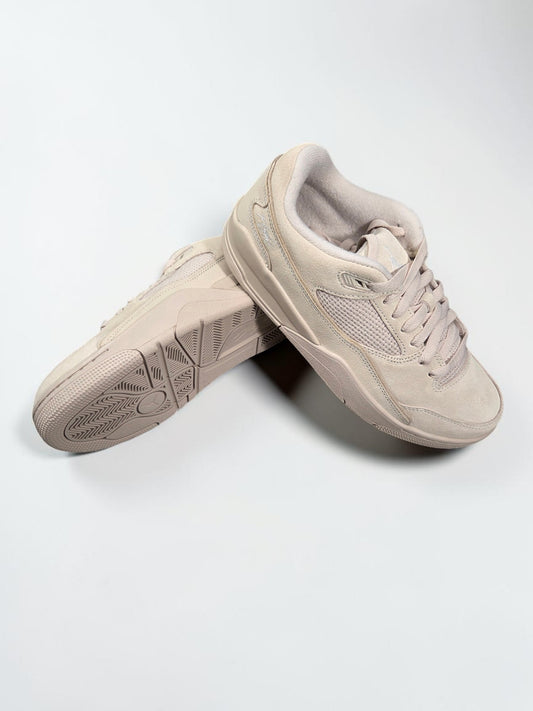 Jordan Flight Court beige beige vue de profil