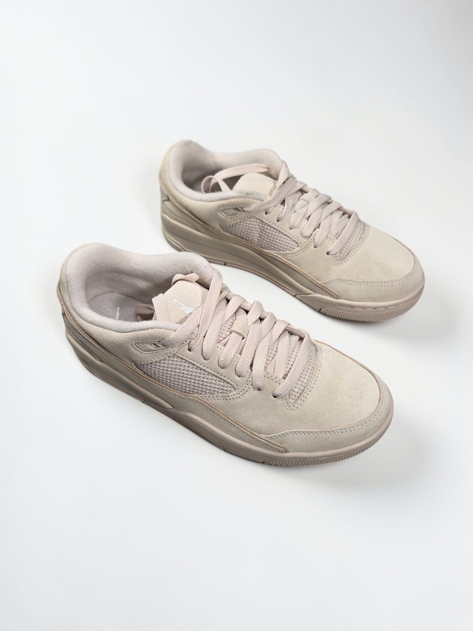 Jordan Flight Court beige beige vue de dessus