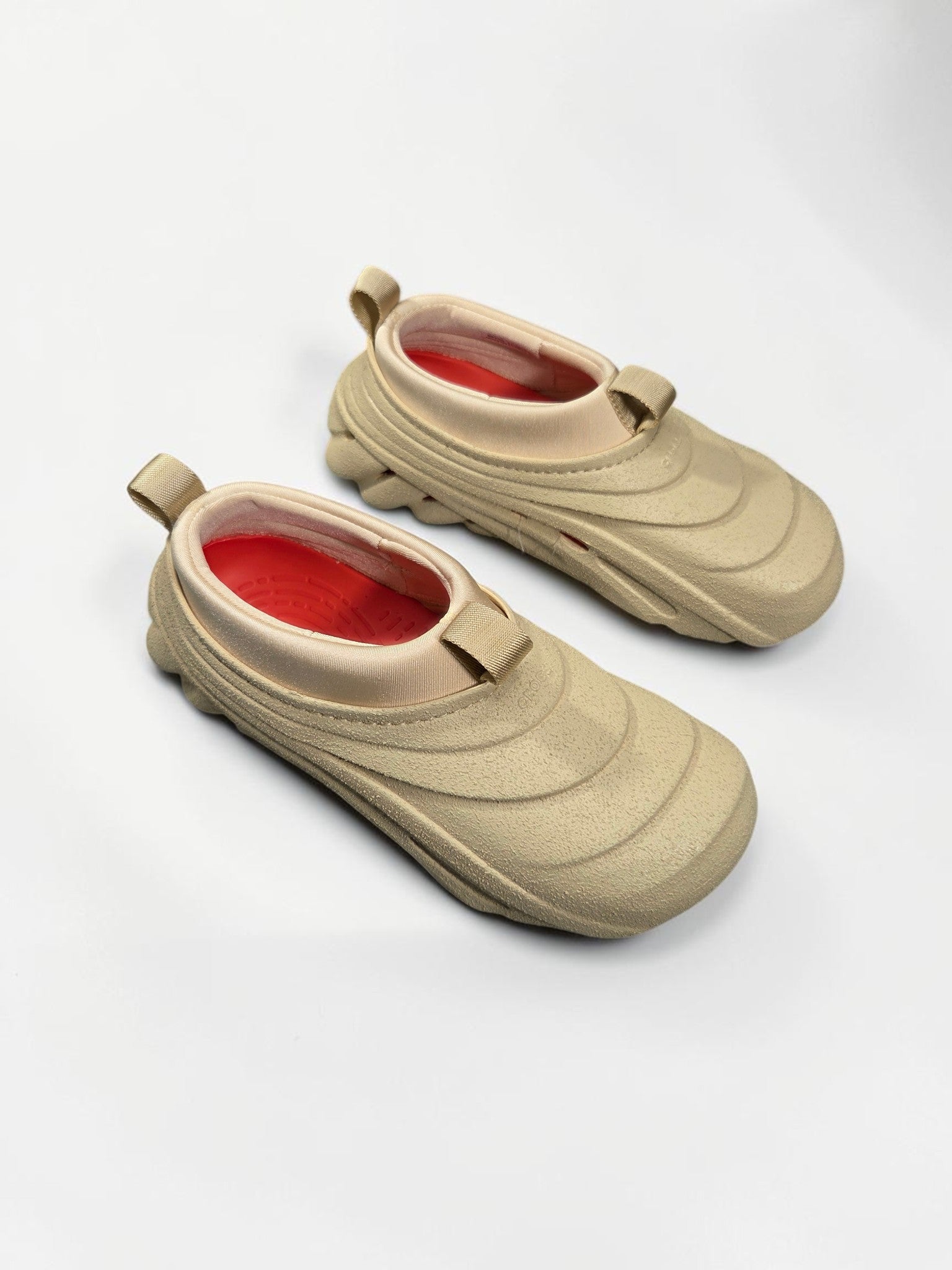 Crocs Echo Sand Storm beige vue de dessus