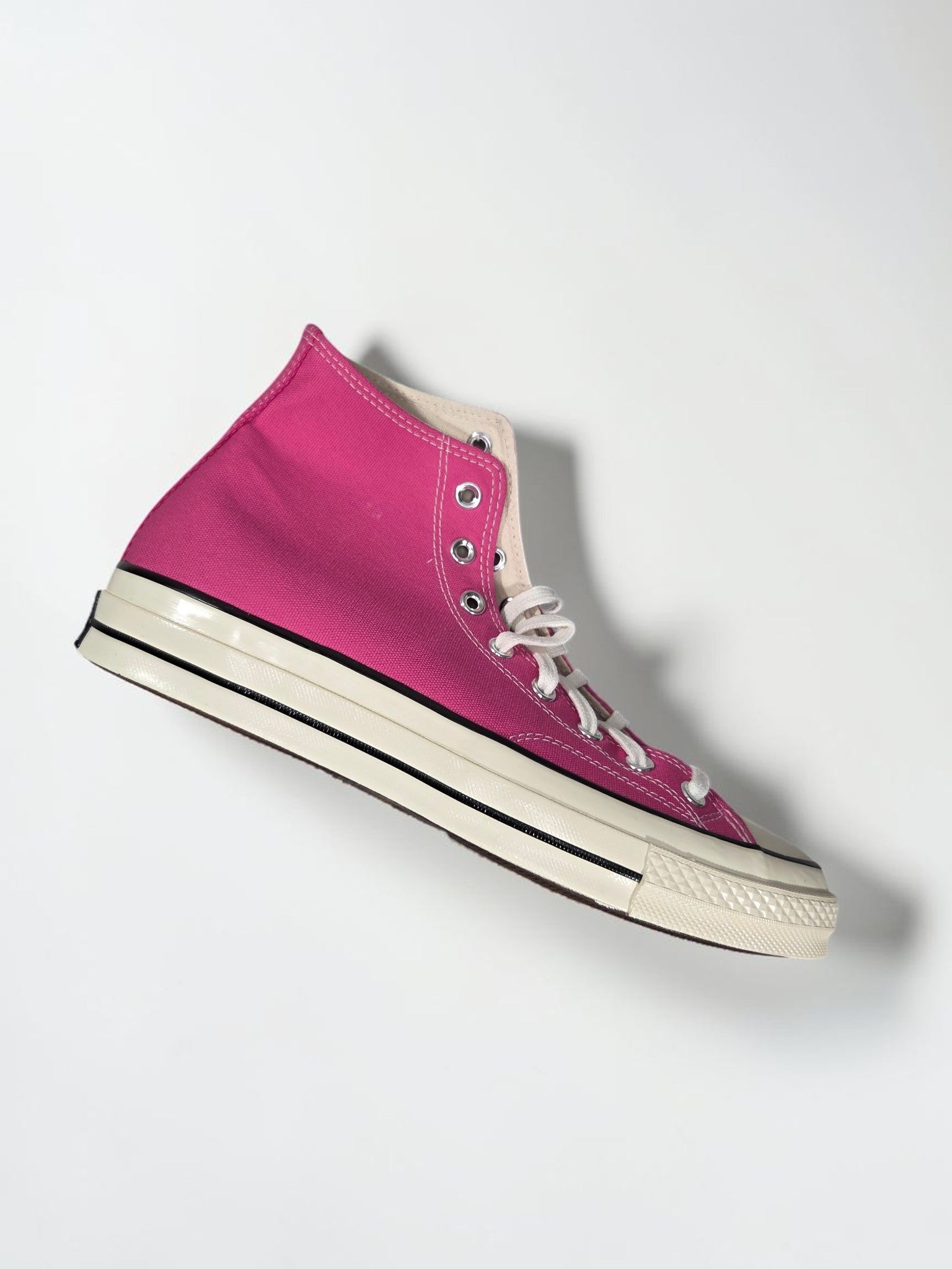 Converse Chuck 70 High Top rose rose vue trois quarts