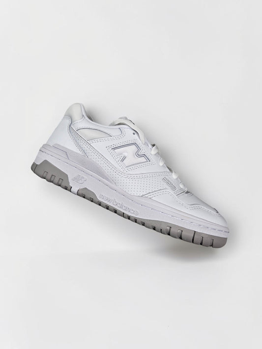 New Balance BB 550 blanche blanc vue trois quarts