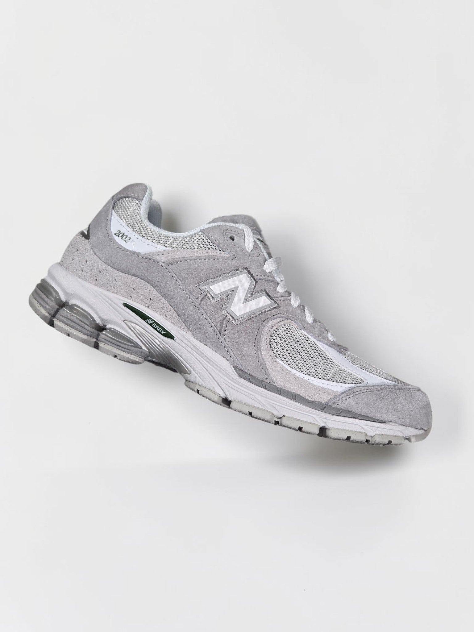 New Balance U2002 grise gris vue trois quarts