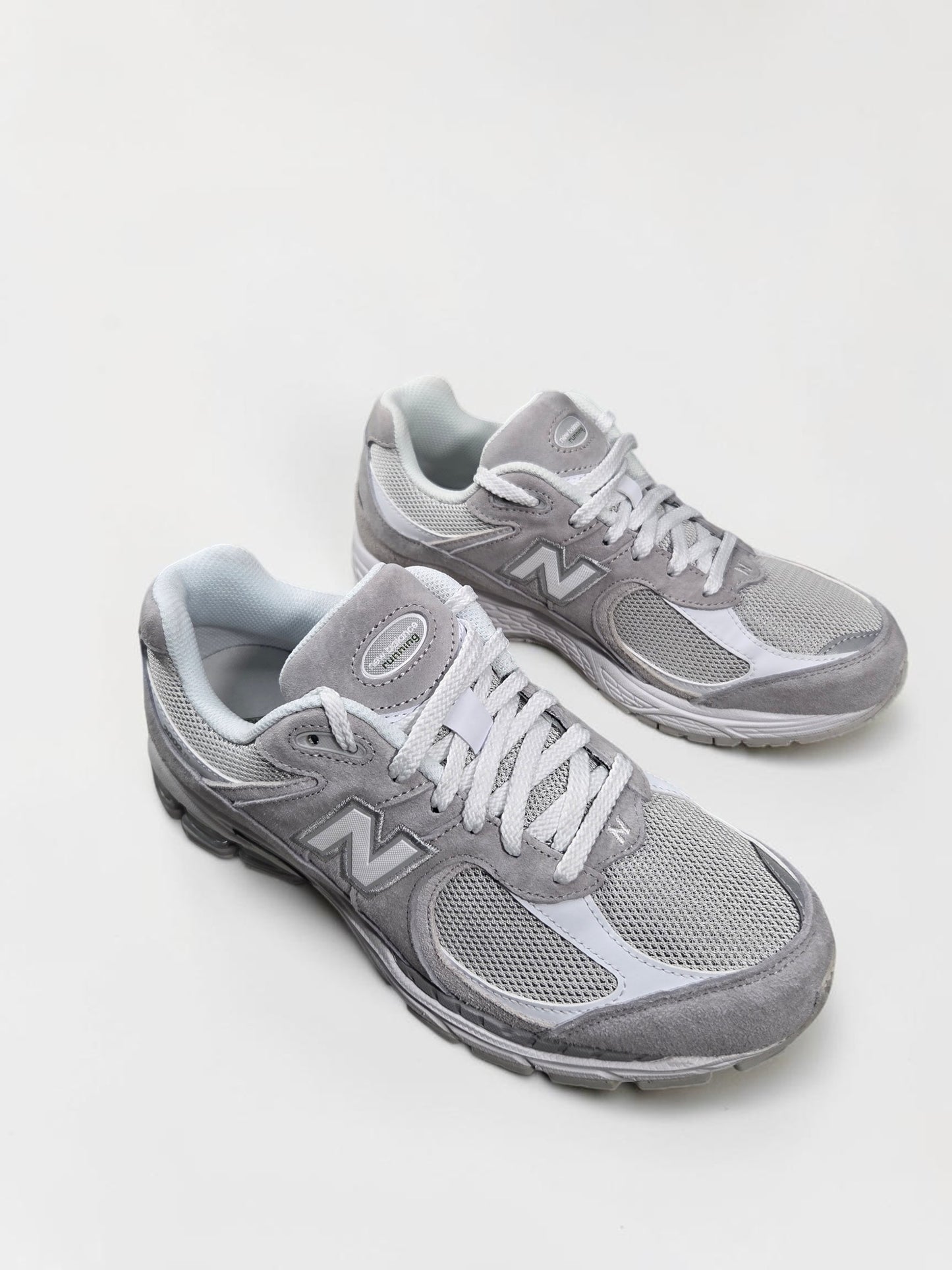New Balance U2002 grise gris vue de dessus
