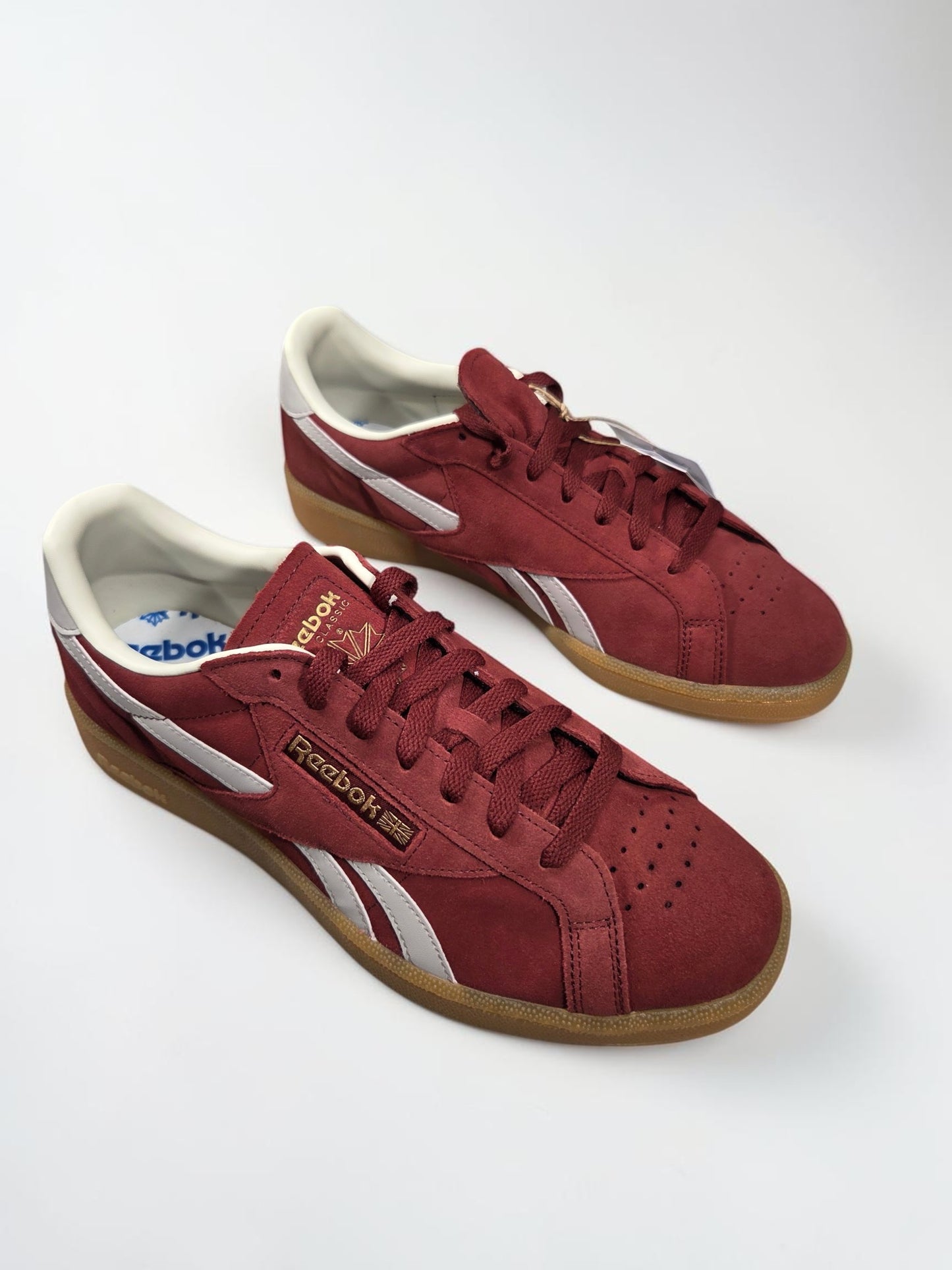 Reebok Club C Grounds rouge rouge vue de dessus