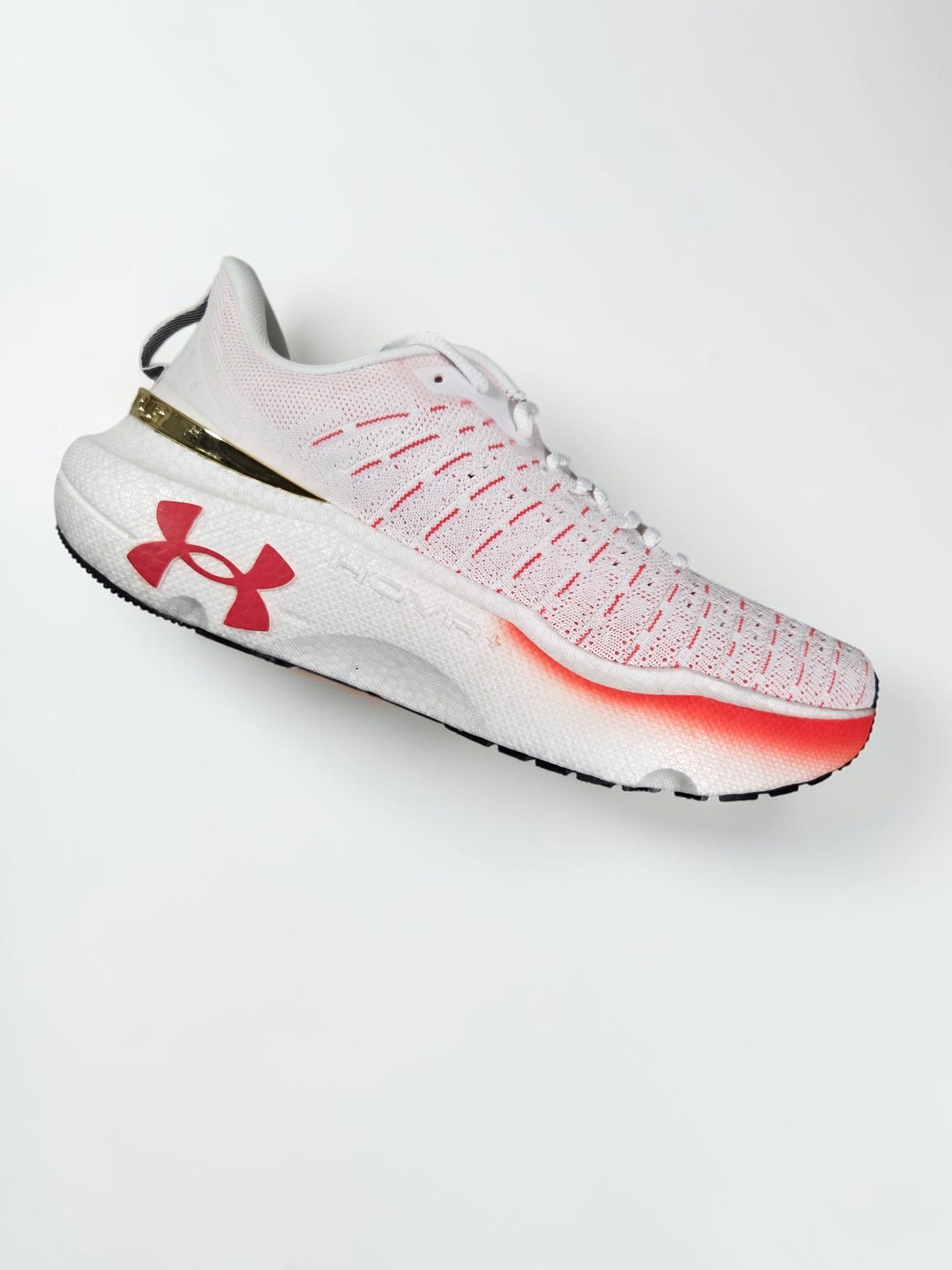 Under Armour Infinite Elite blanc vue trois quarts