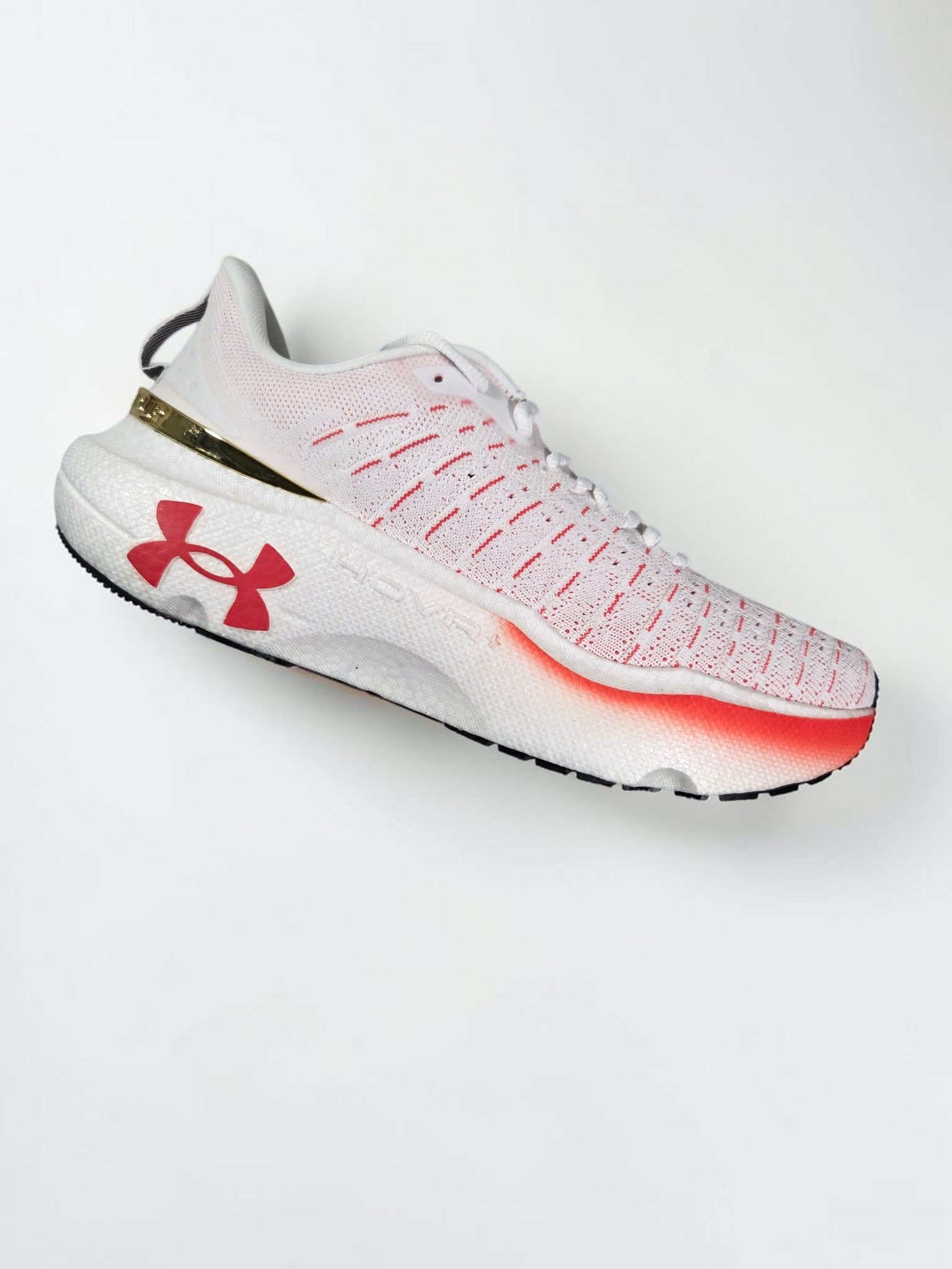 Under Armour Infinite Elite blanc vue trois quarts