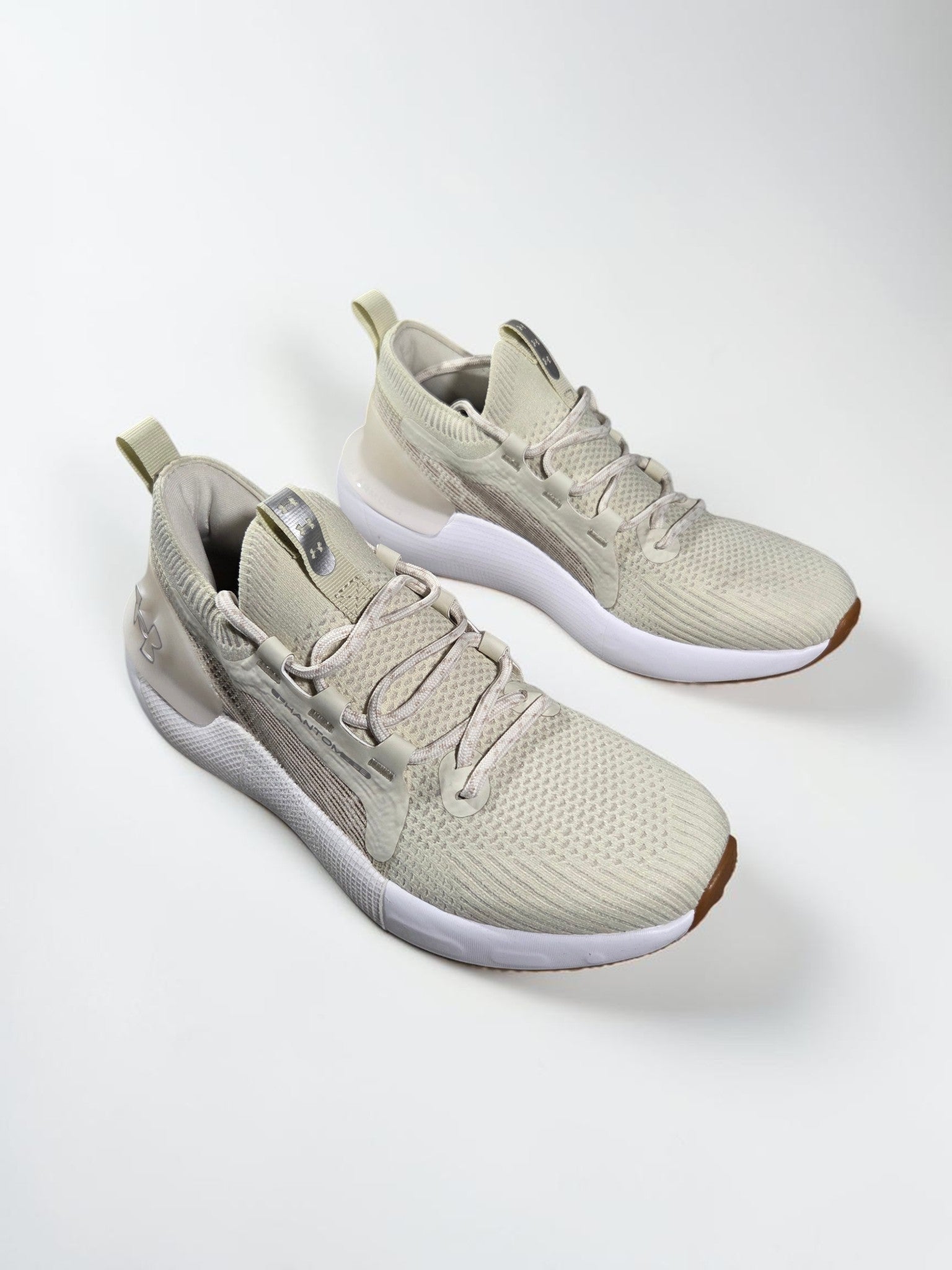 Under Armour Phantom 3 beige vue de dessus