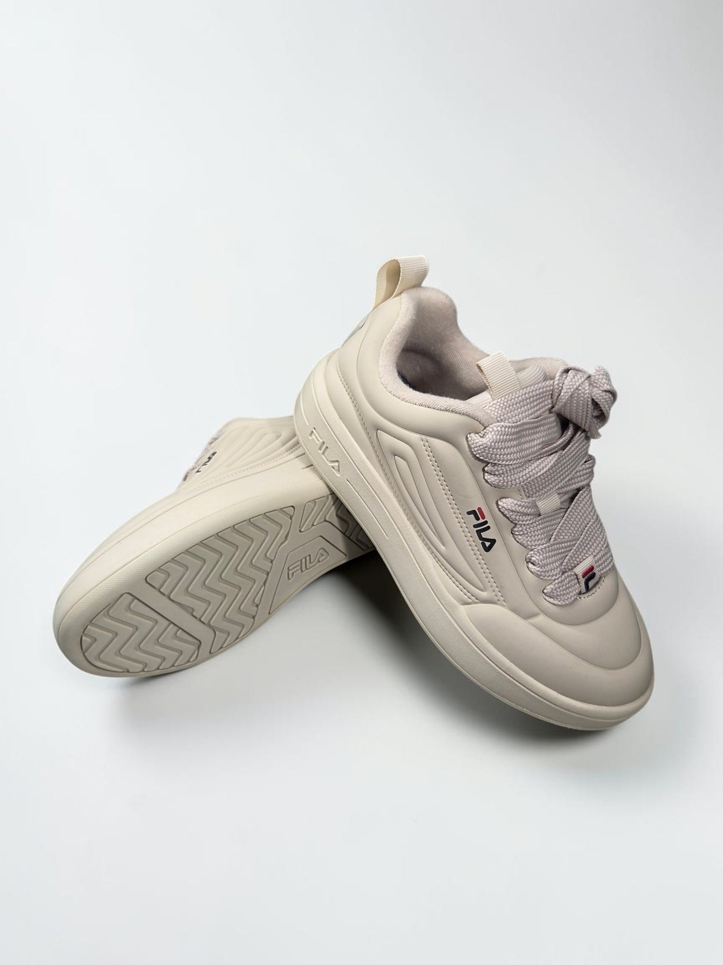 Fila Superbubble beige beige vue de profil