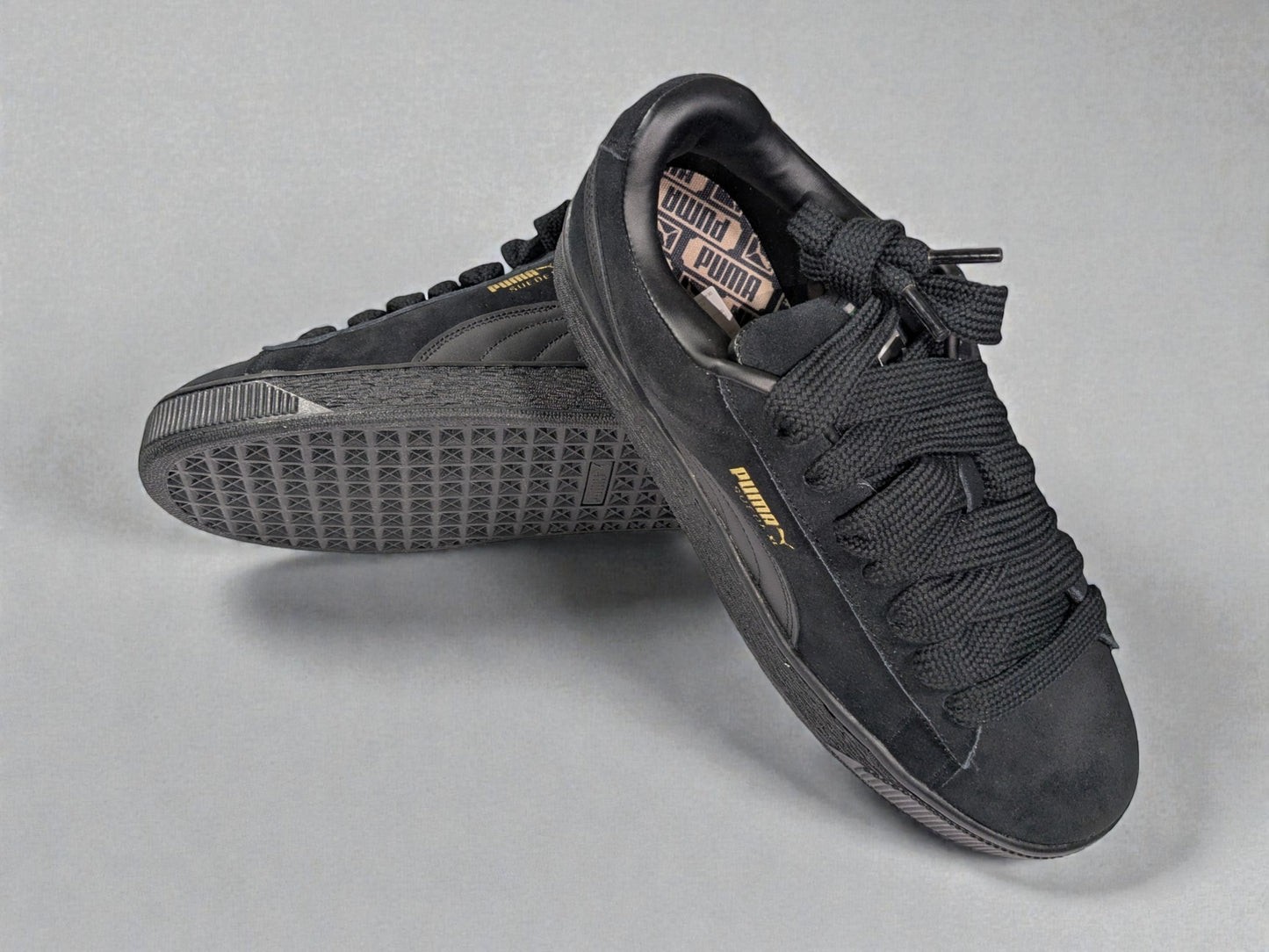 Puma Suede XL noir vue de profil