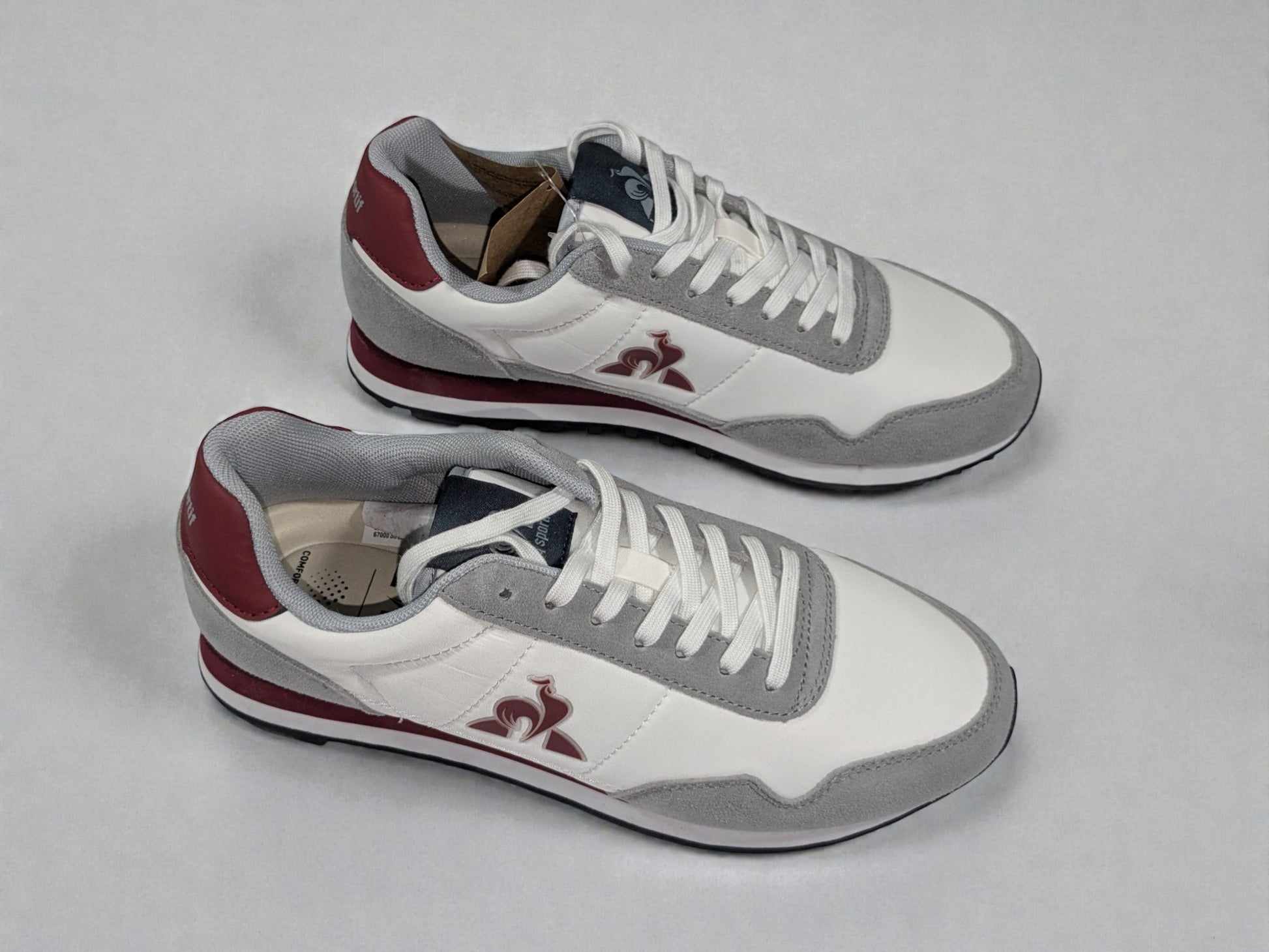 Le Coq Sportif Astra 2 blanc vue de dessus