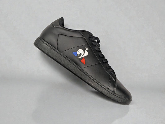 Le Coq Sportif Courtset noir vue trois quarts
