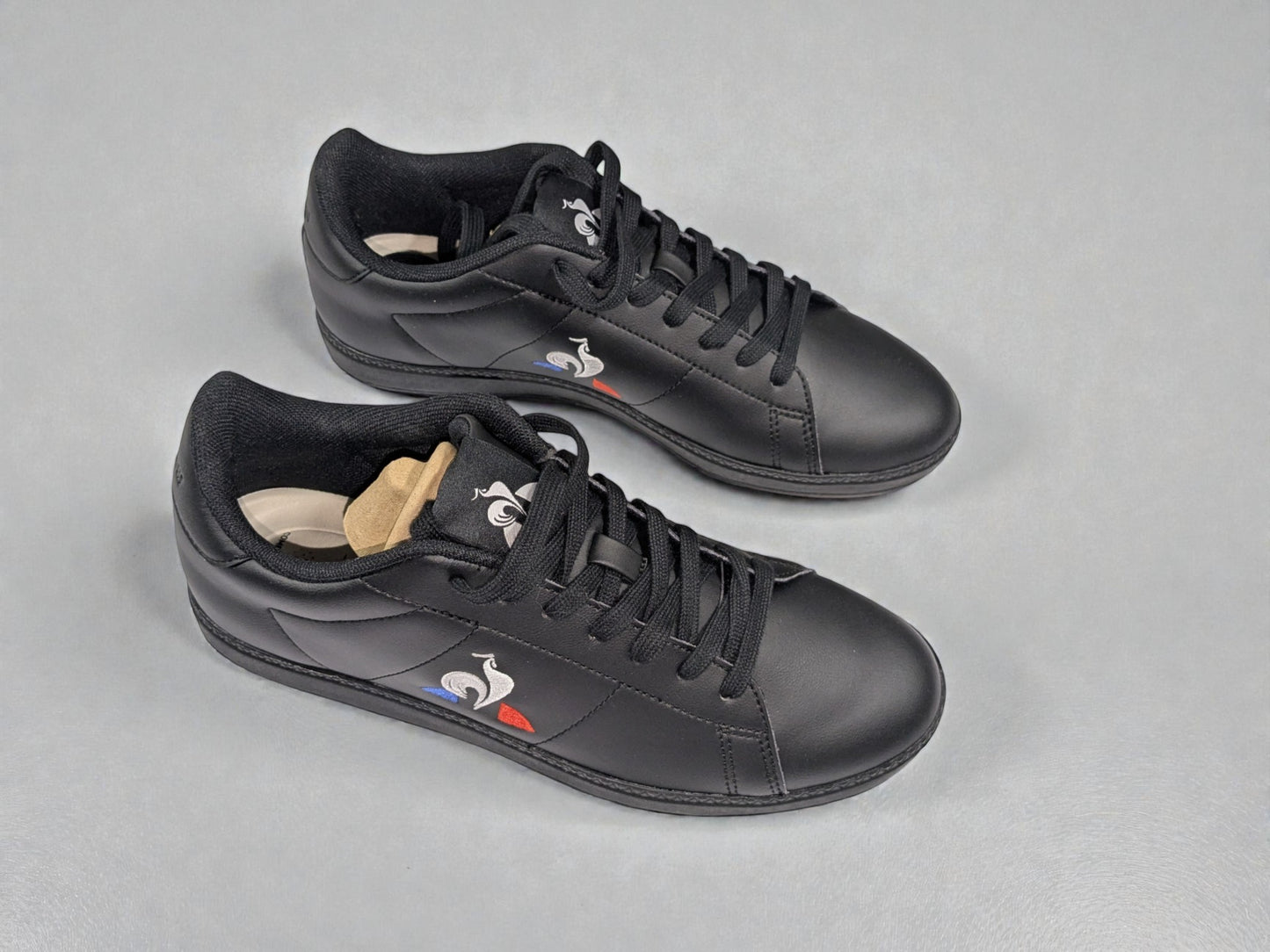 Le Coq Sportif Courtset noir vue de dessus