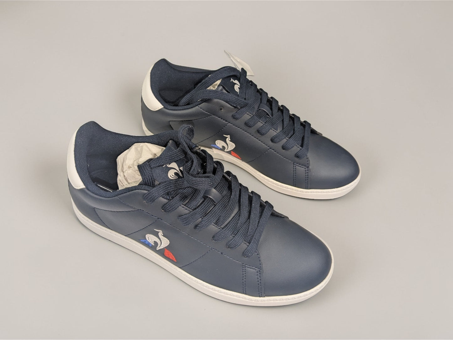 Le Coq Sportif Courtset 2 blanc vue de dessus