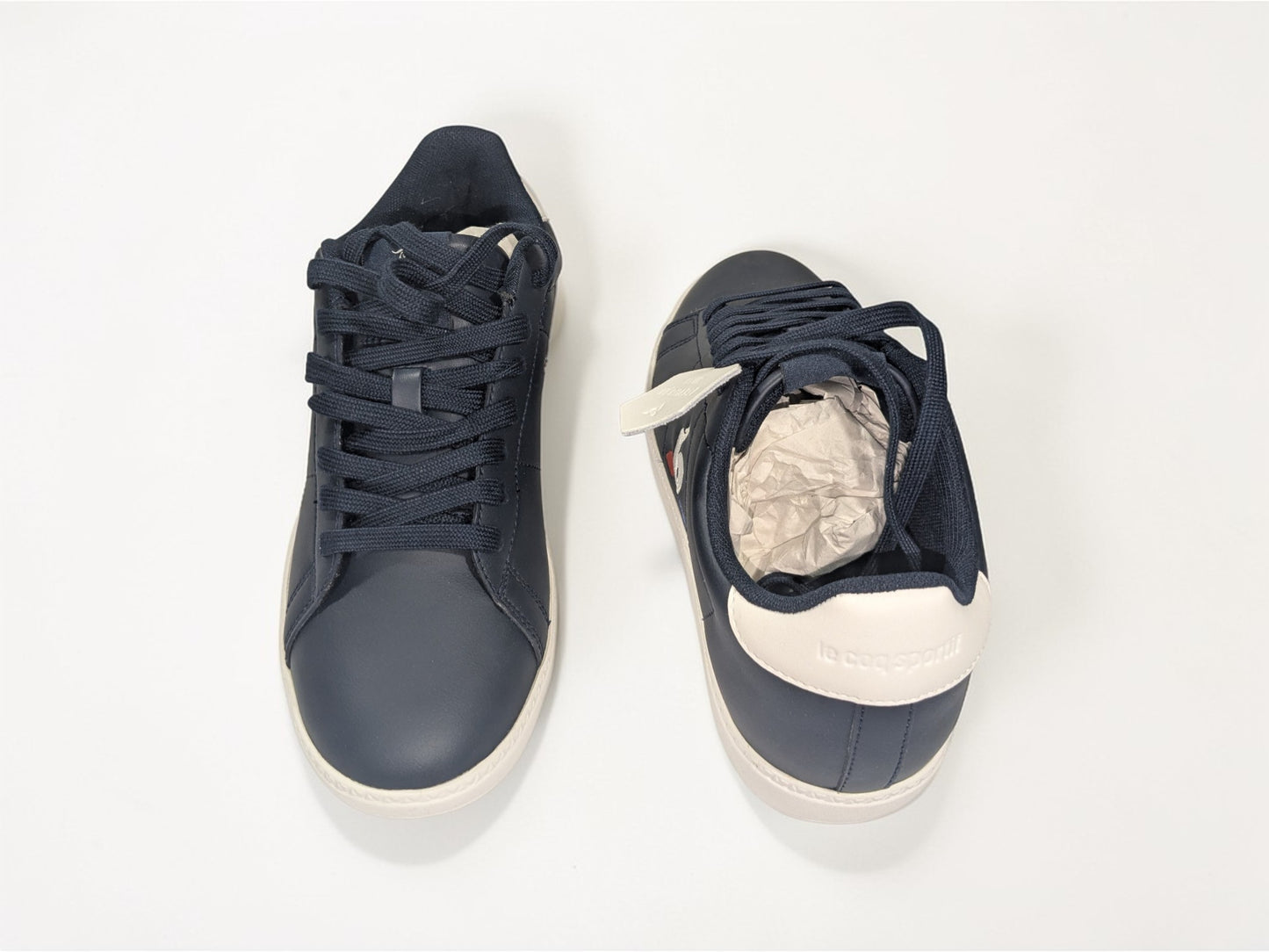 Le Coq Sportif Courtset 2 blanc détail logo