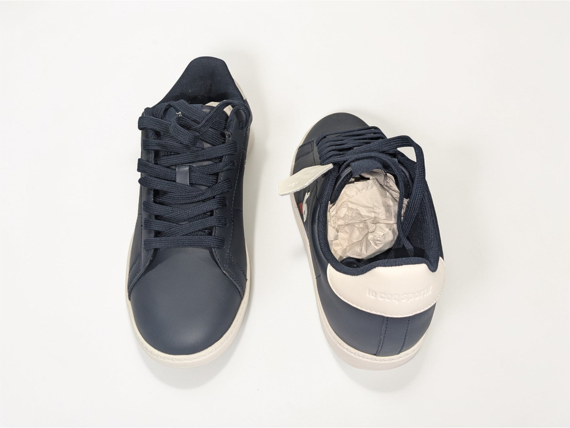 Le Coq Sportif Courtset 2 blanc détail logo