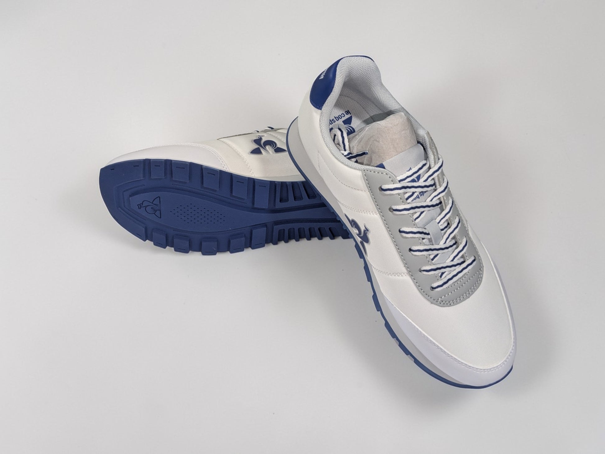 Le Coq Sportif Racerone 2 blanc vue de profil