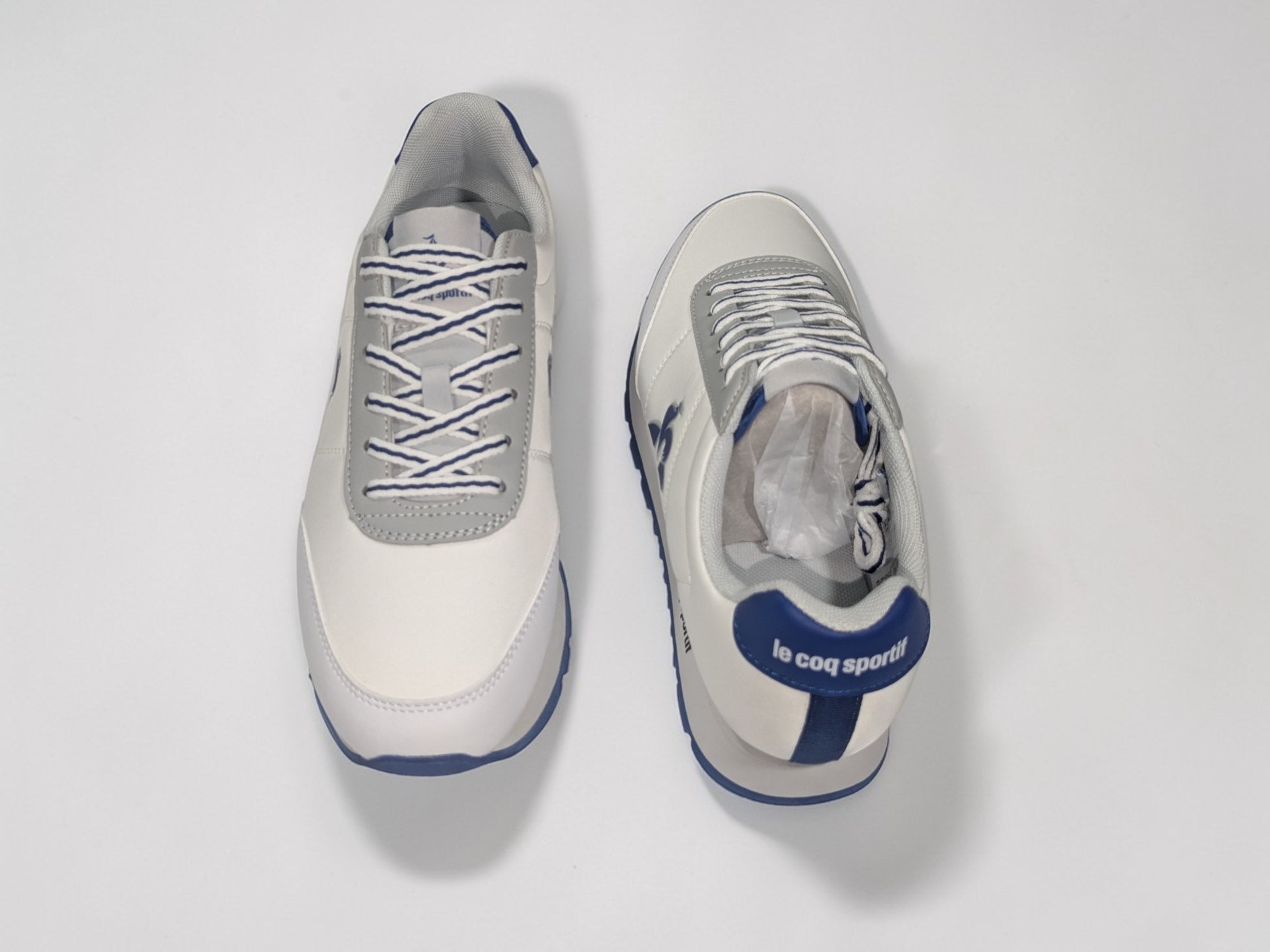 Le Coq Sportif Racerone 2 blanc détail logo