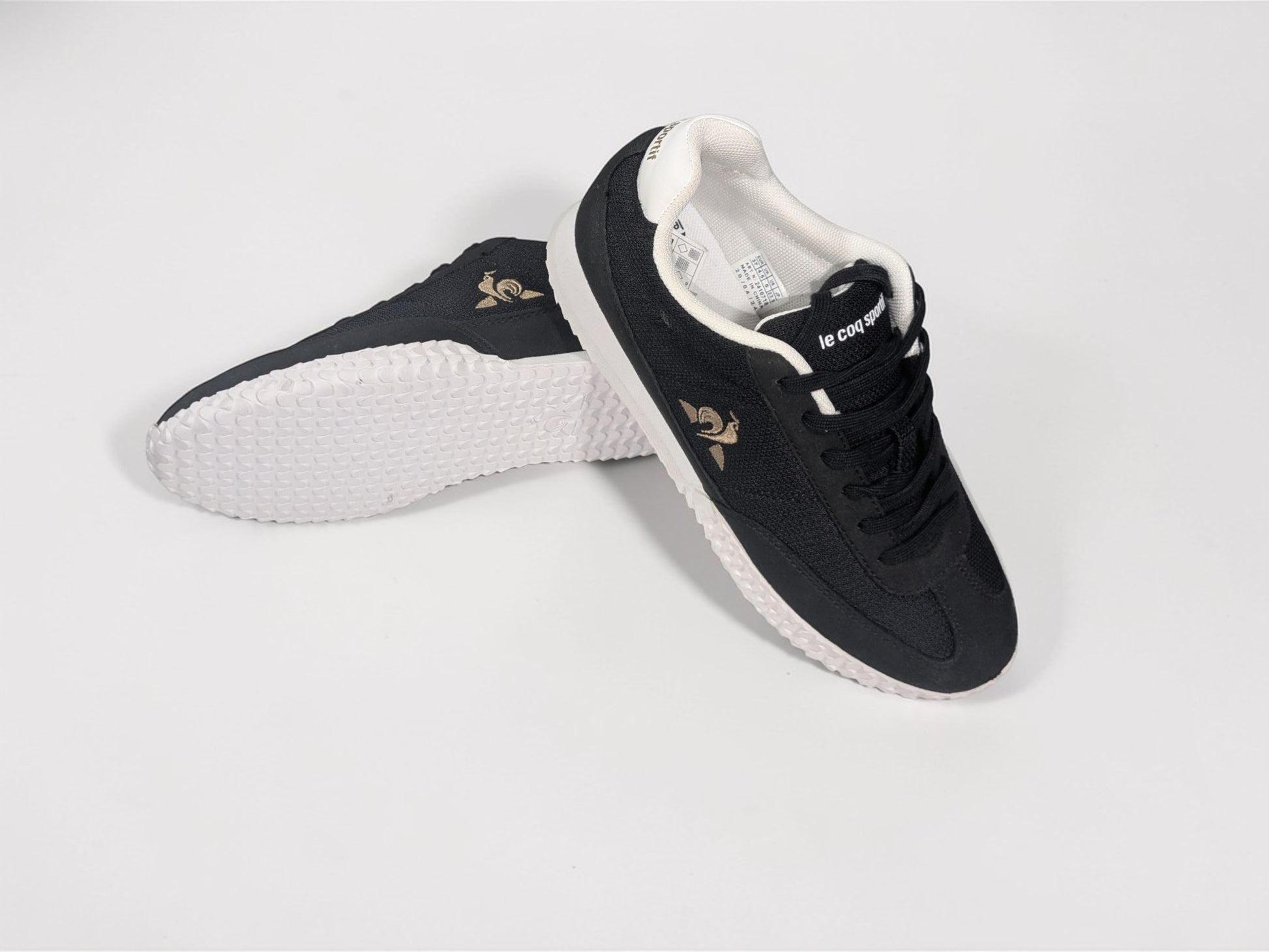 Le Coq Sportif Veloce 1 GS blanc vue de profil