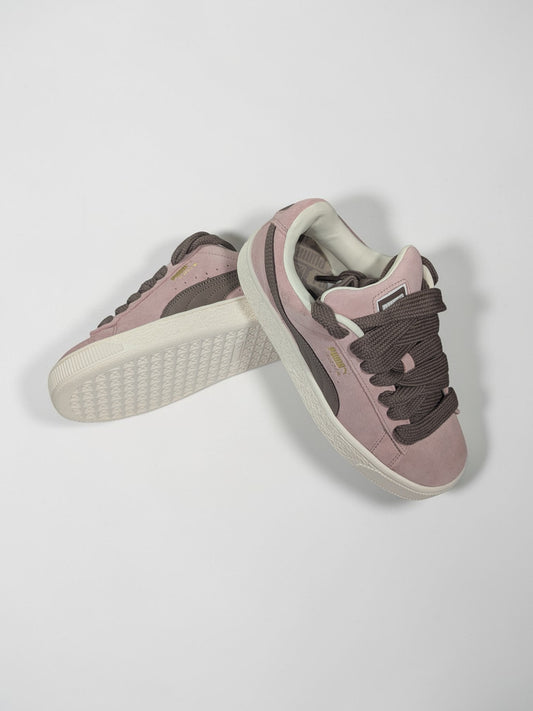 Puma Suede XL rose vue de profil
