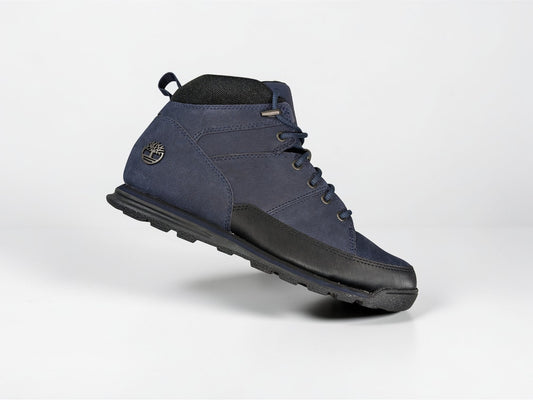 Timberland Euro Rock bleu vue trois quarts